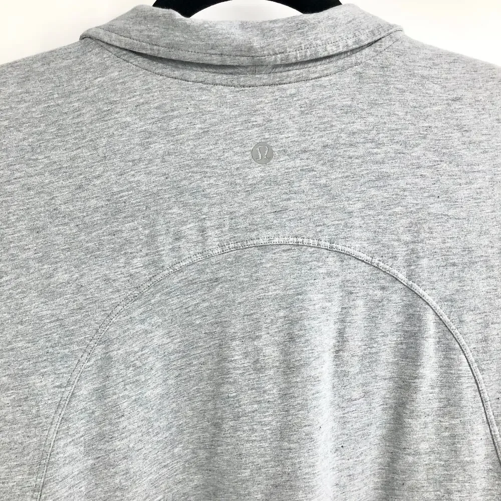 Lululemon Players Pro-Form Polo Dress Gray Collared Mini Dress Side Pockets